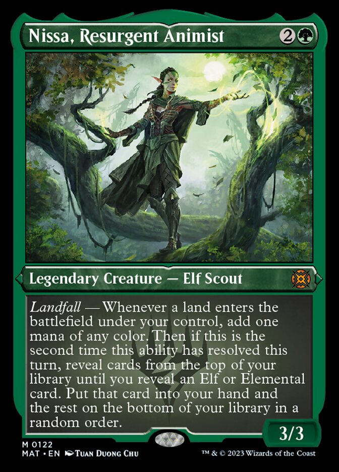 Nissa, Resurgent Animist (Foil Etched) [March of the Machine: The Aftermath] | Gamers Paradise