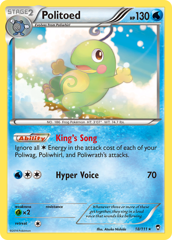 Politoed (18/111) [XY: Furious Fists] | Gamers Paradise