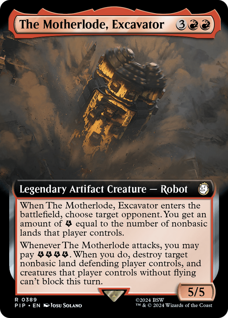 The Motherlode, Excavator (Extended Art) [Fallout] | Gamers Paradise