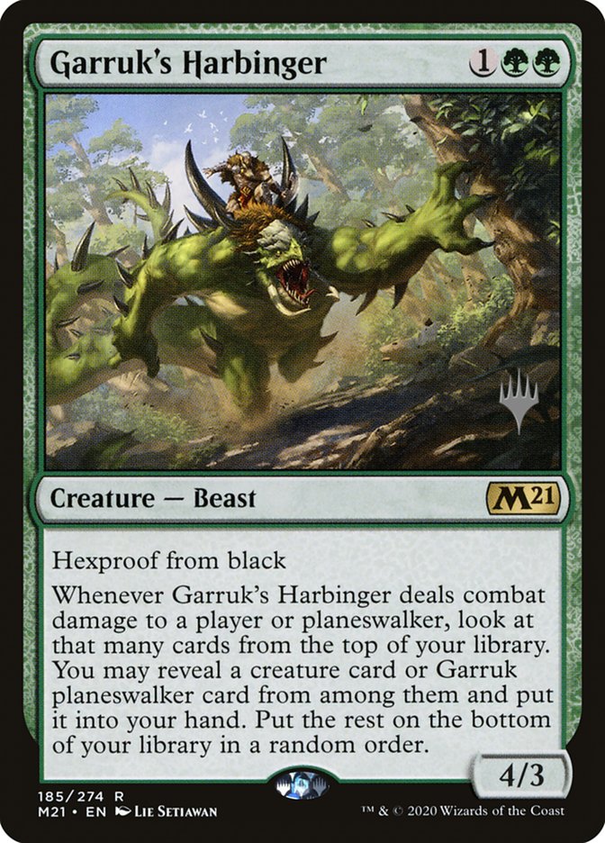 Garruk's Harbinger (Promo Pack) [Core Set 2021 Promos] | Gamers Paradise