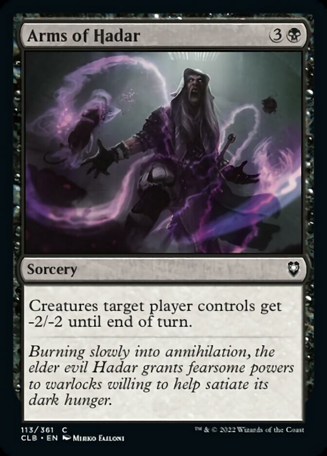 Arms of Hadar [Commander Legends: Battle for Baldur's Gate] | Gamers Paradise