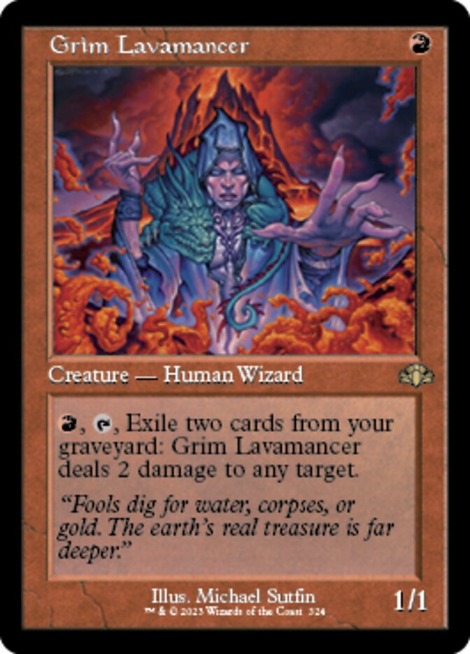 Grim Lavamancer (Retro) [Dominaria Remastered] | Gamers Paradise