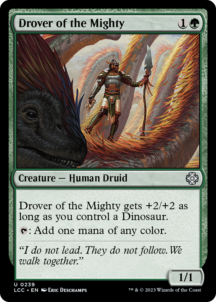 Drover of the Mighty [The Lost Caverns of Ixalan Commander] | Gamers Paradise