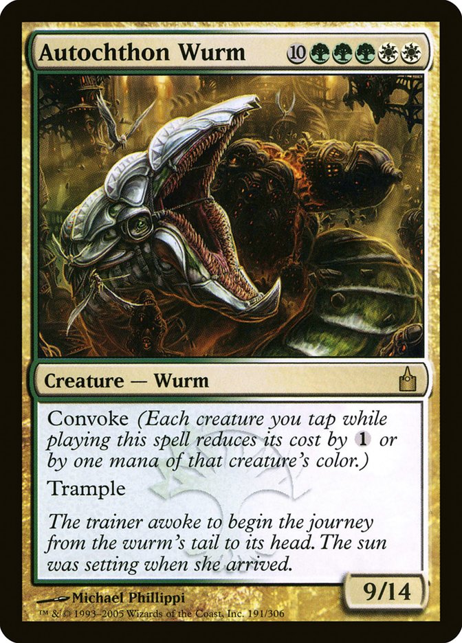 Autochthon Wurm [Ravnica: City of Guilds] | Gamers Paradise