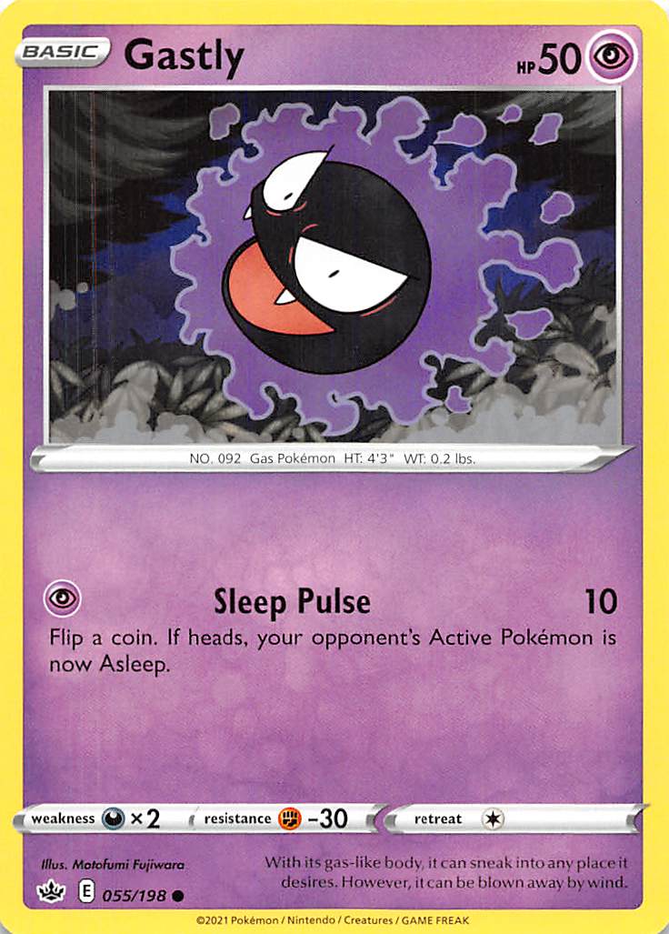 Gastly (055/198) [Sword & Shield: Chilling Reign] | Gamers Paradise