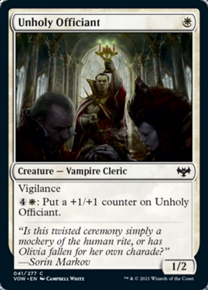 Unholy Officiant [Innistrad: Crimson Vow] | Gamers Paradise
