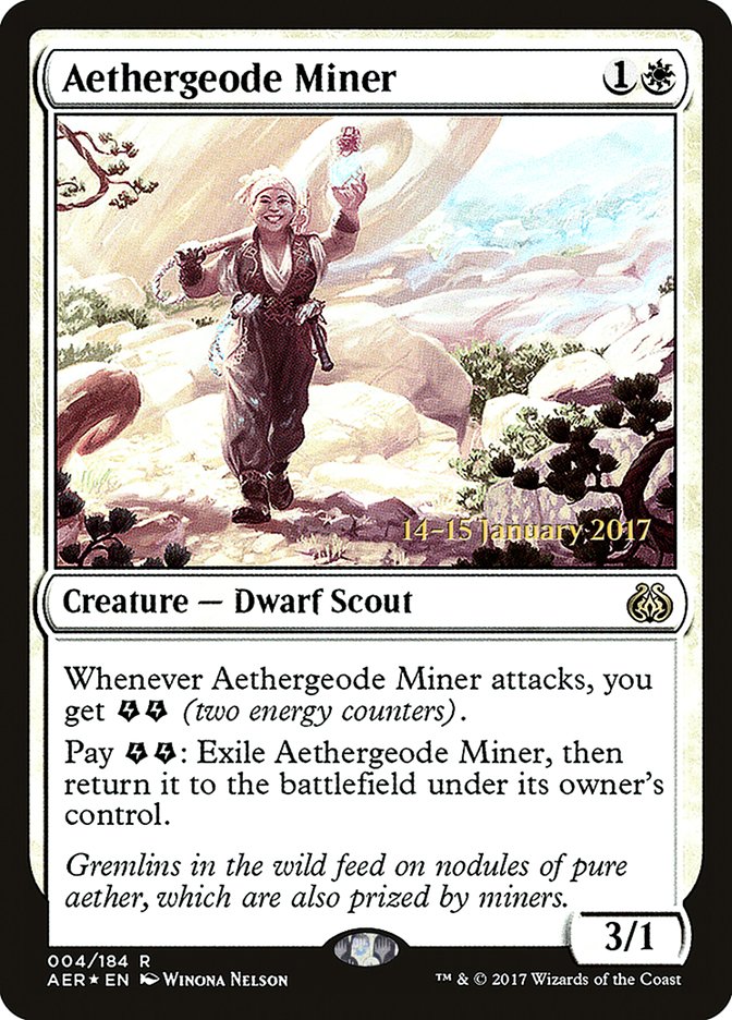 Aethergeode Miner [Aether Revolt Prerelease Promos] | Gamers Paradise