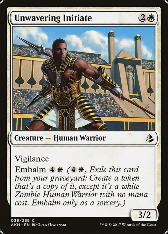 Unwavering Initiate [Amonkhet] | Gamers Paradise