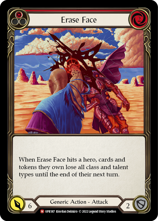 Erase Face [UPR187] (Uprising)  Rainbow Foil | Gamers Paradise