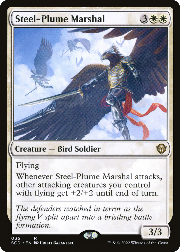 Steel-Plume Marshal [Starter Commander Decks] | Gamers Paradise