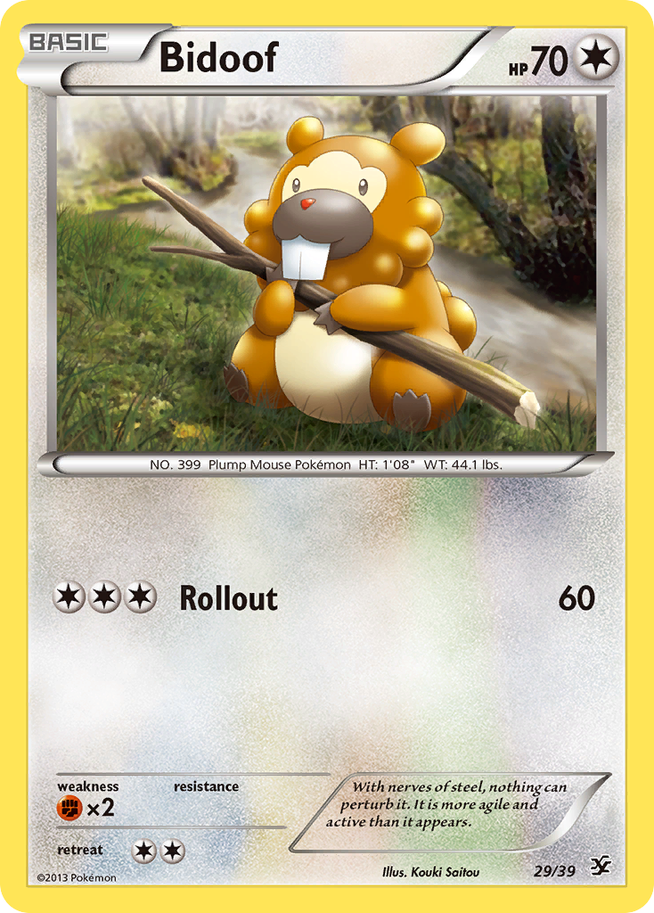 Bidoof (29/39) [XY: Kalos Starter Set] | Gamers Paradise