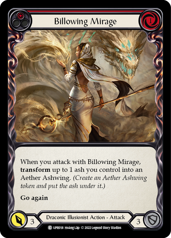 Billowing Mirage (Red) [UPR018] (Uprising)  Rainbow Foil | Gamers Paradise