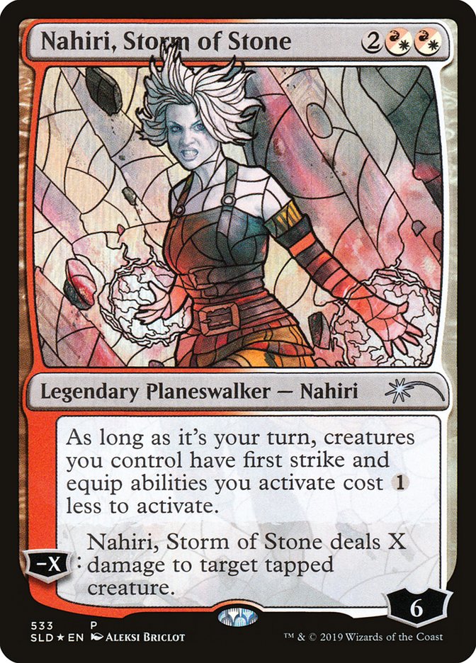Nahiri, Storm of Stone (Stained Glass) [Secret Lair Drop Promos] | Gamers Paradise