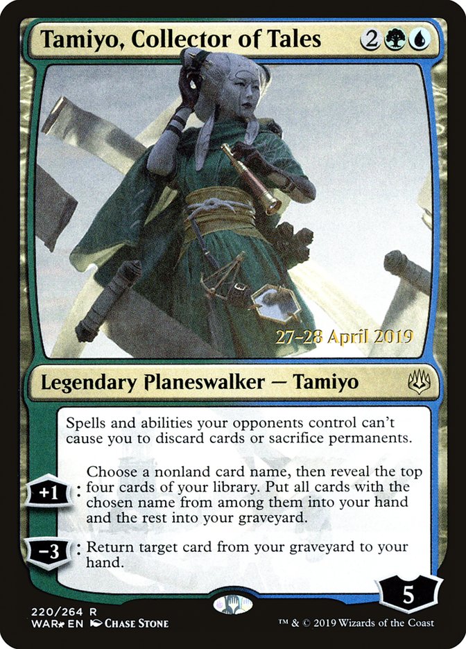 Tamiyo, Collector of Tales [War of the Spark Prerelease Promos] | Gamers Paradise