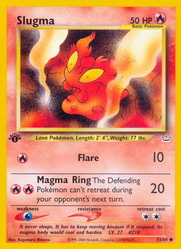 Slugma (53/64) [Neo Revelation 1st Edition] | Gamers Paradise