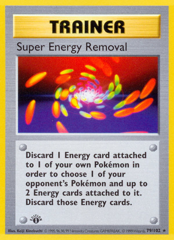 Super Energy Removal (79/102) (Shadowless) [Base Set 1st Edition] | Gamers Paradise