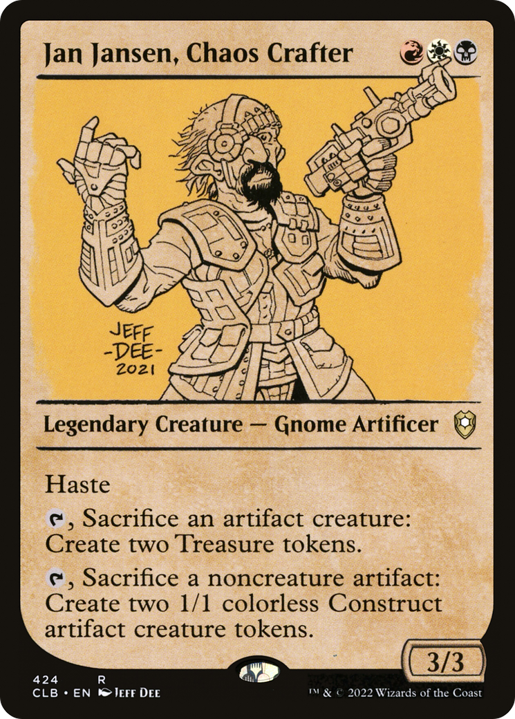 Jan Jansen, Chaos Crafter (Showcase) [Commander Legends: Battle for Baldur's Gate] | Gamers Paradise