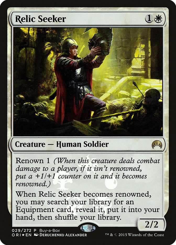 Relic Seeker (Buy-A-Box) [Magic Origins Promos] | Gamers Paradise