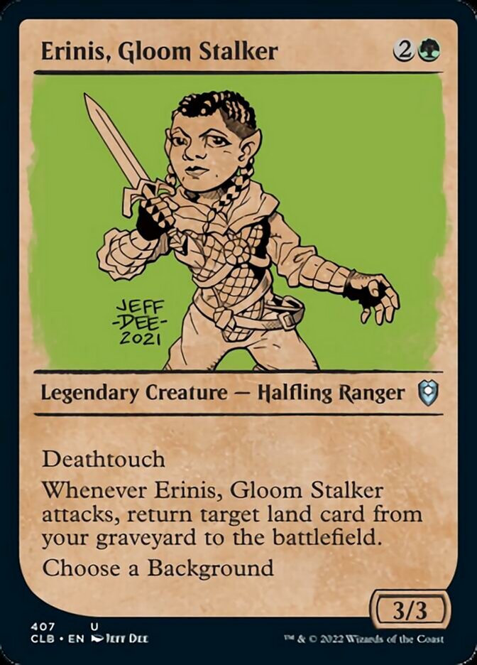 Erinis, Gloom Stalker (Showcase) [Commander Legends: Battle for Baldur's Gate] | Gamers Paradise