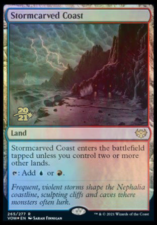 Stormcarved Coast [Innistrad: Crimson Vow Prerelease Promos] | Gamers Paradise