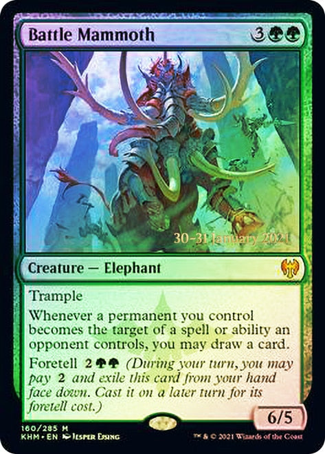 Battle Mammoth [Kaldheim Prerelease Promos] | Gamers Paradise