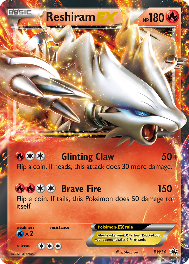 Reshiram EX (BW36) [Black & White: Black Star Promos] | Gamers Paradise