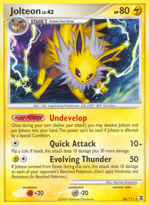 Jolteon (26/111) [Platinum: Rising Rivals] | Gamers Paradise