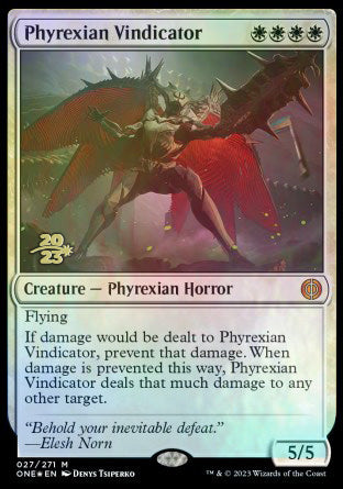 Phyrexian Vindicator [Phyrexia: All Will Be One Prerelease Promos] | Gamers Paradise