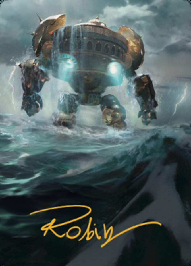 Island Art Card (Gold-Stamped Signature) [The Brothers' War Art Series] | Gamers Paradise