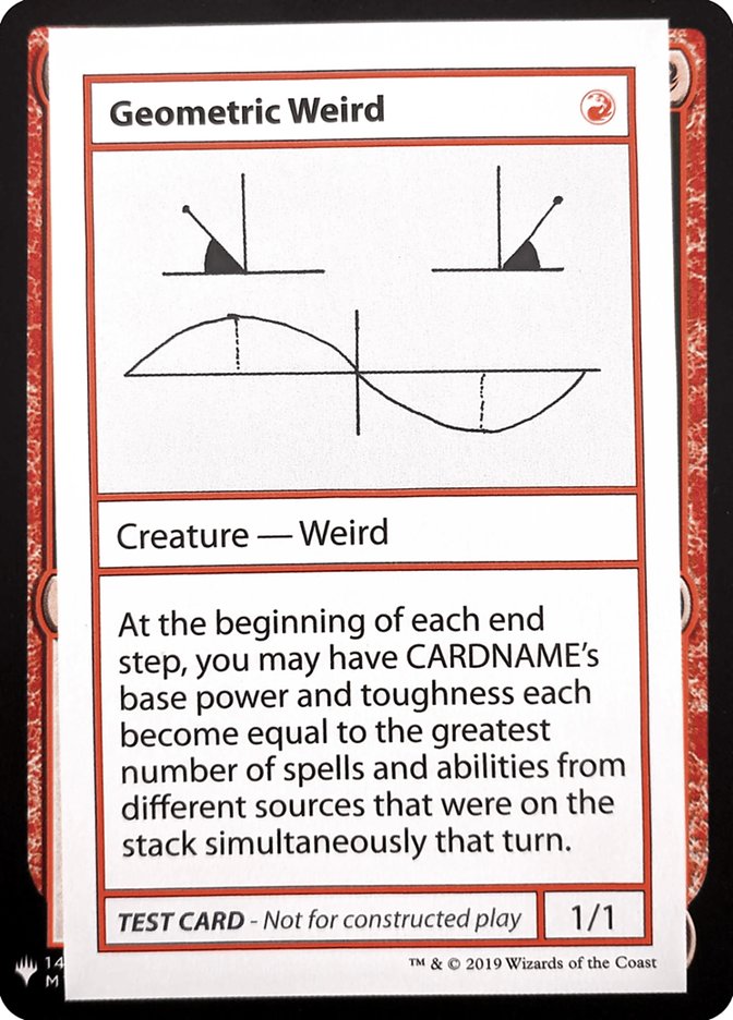 Geometric Weird [Mystery Booster Playtest Cards] | Gamers Paradise