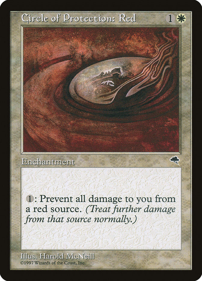 Circle of Protection: Red [Tempest] | Gamers Paradise