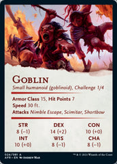 Goblin Art Card [Dungeons & Dragons: Adventures in the Forgotten Realms Art Series] | Gamers Paradise