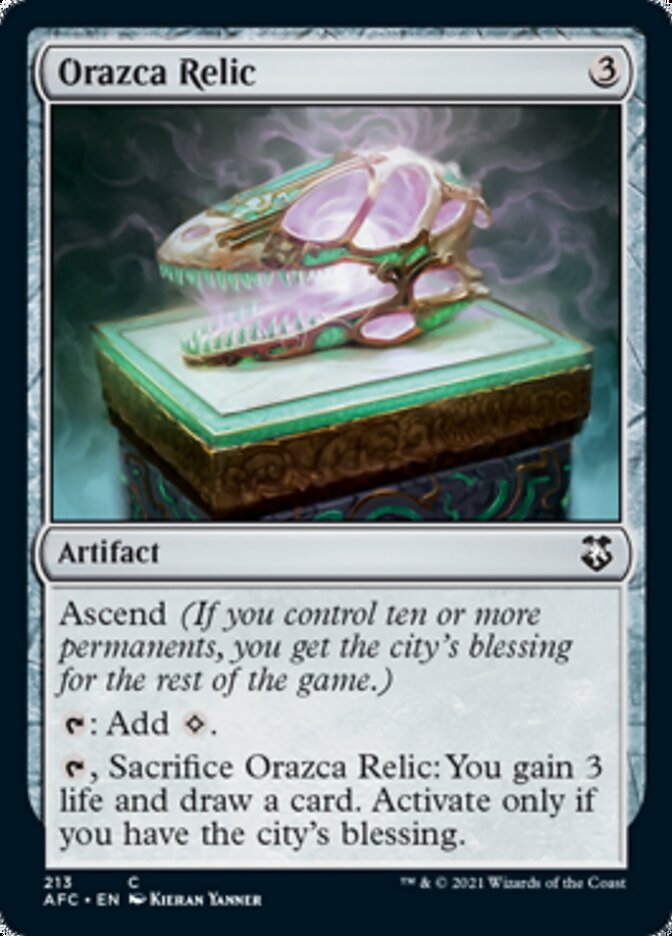 Orazca Relic [Dungeons & Dragons: Adventures in the Forgotten Realms Commander] | Gamers Paradise