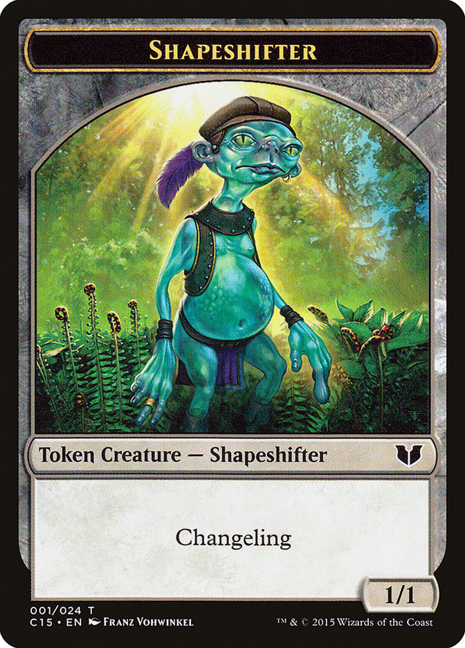 Shapeshifter // Shapeshifter Double-Sided Token [Commander 2015 Tokens] | Gamers Paradise