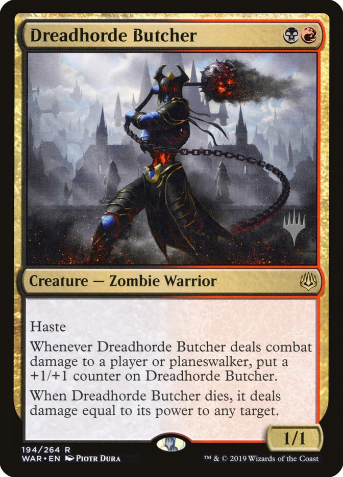 Dreadhorde Butcher (Promo Pack) [War of the Spark Promos] | Gamers Paradise