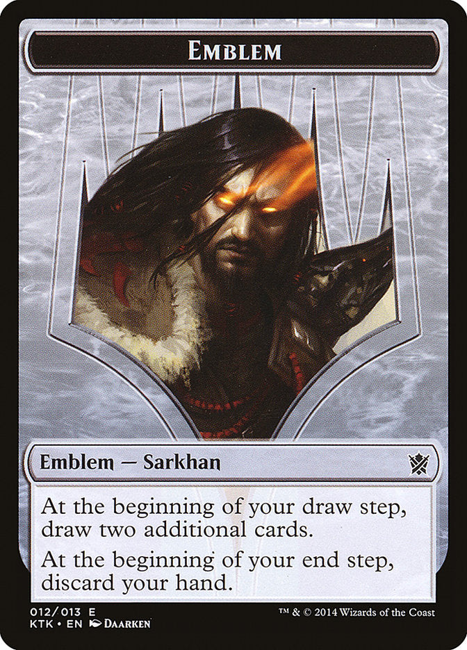 Sarkhan, the Dragonspeaker Emblem [Khans of Tarkir Tokens] | Gamers Paradise