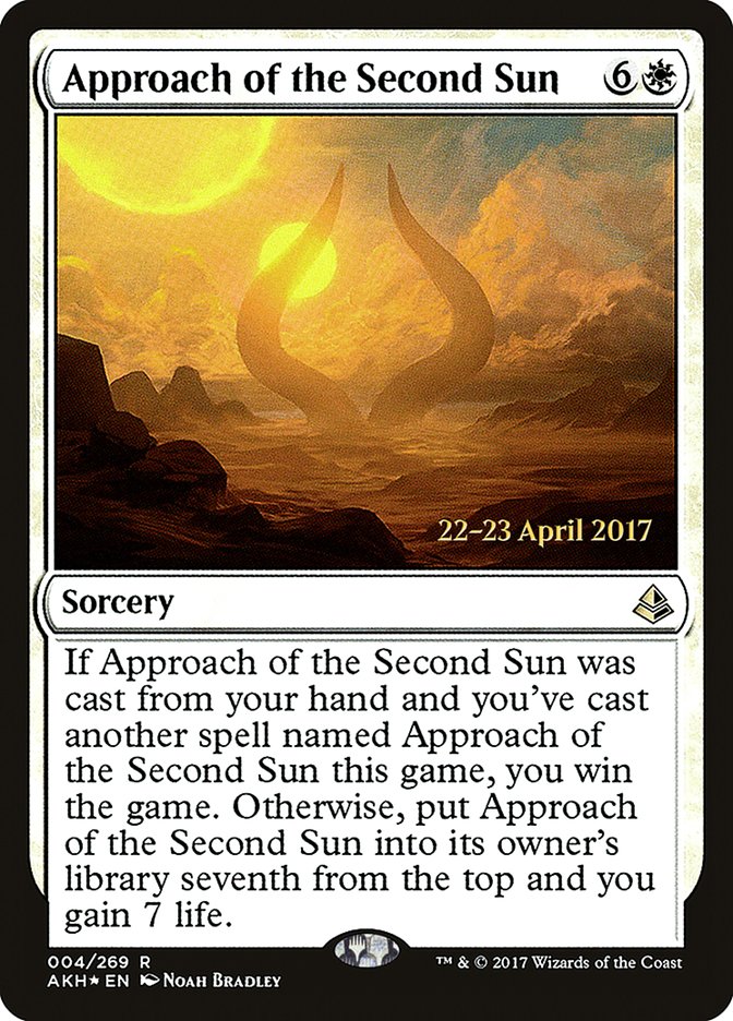 Approach of the Second Sun [Amonkhet Prerelease Promos] | Gamers Paradise