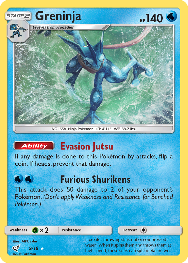 Greninja (9/18) [Sun & Moon: Detective Pikachu] | Gamers Paradise