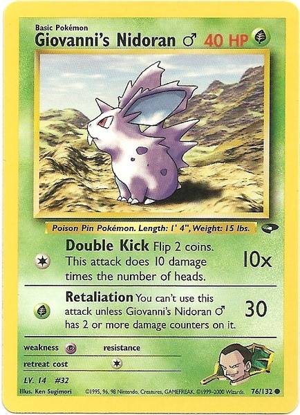 nidoran pokemon card price Nidoran M (43/108)
