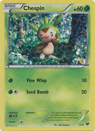 Chespin (2/12) [McDonald's Promos: 2014 Collection] | Gamers Paradise