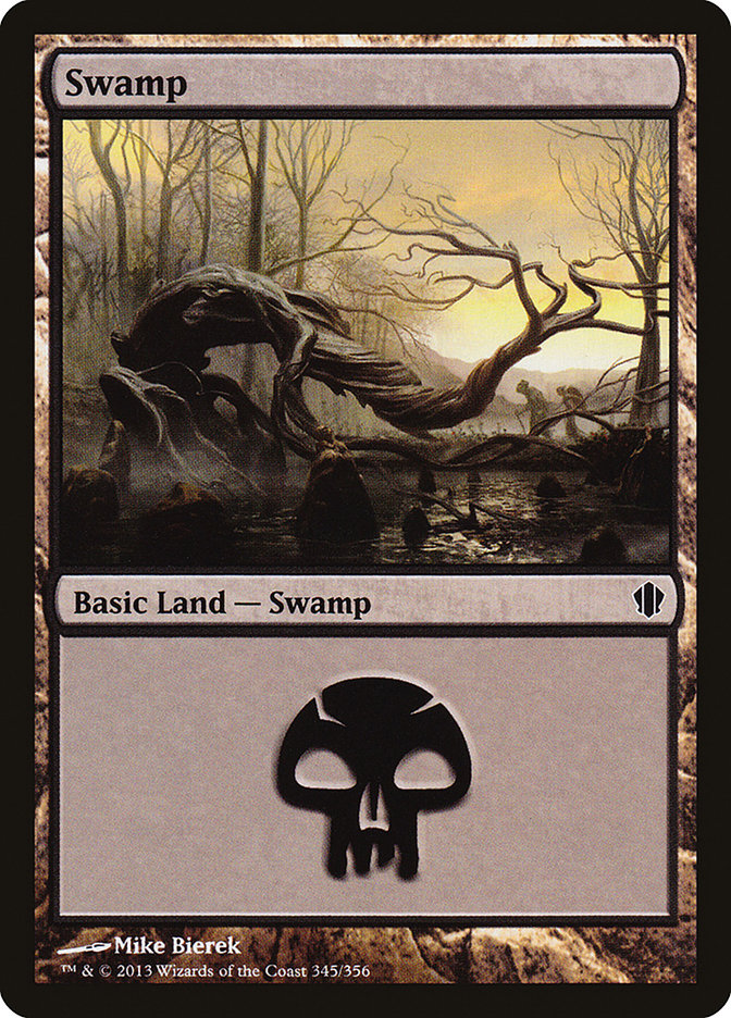 Swamp (345) [Commander 2013] | Gamers Paradise
