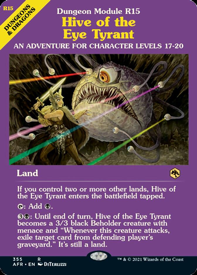 Hive of the Eye Tyrant (Dungeon Module) [Dungeons & Dragons: Adventures in the Forgotten Realms] | Gamers Paradise