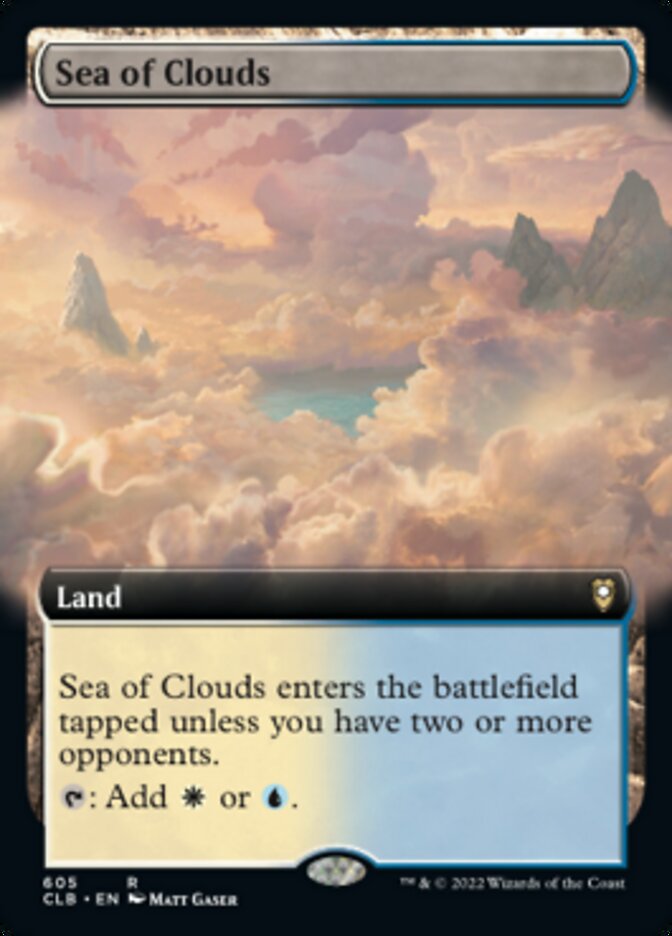 Sea of Clouds (Extended Art) [Commander Legends: Battle for Baldur's Gate] | Gamers Paradise