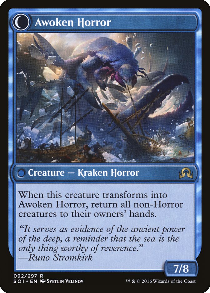 Thing in the Ice // Awoken Horror [Shadows over Innistrad] | Gamers Paradise