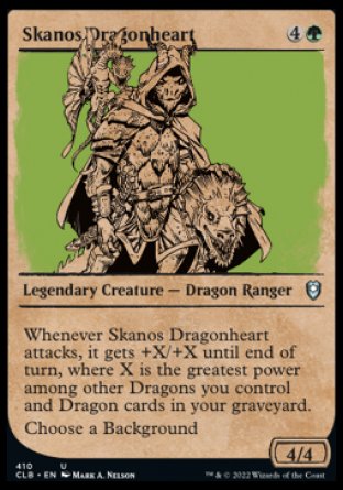 Skanos Dragonheart (Showcase) [Commander Legends: Battle for Baldur's Gate] | Gamers Paradise