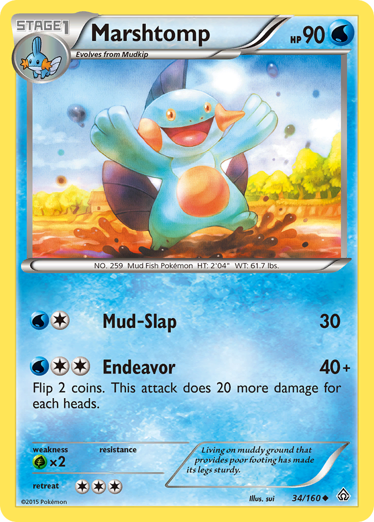 Marshtomp (34/160) [XY: Primal Clash] | Gamers Paradise
