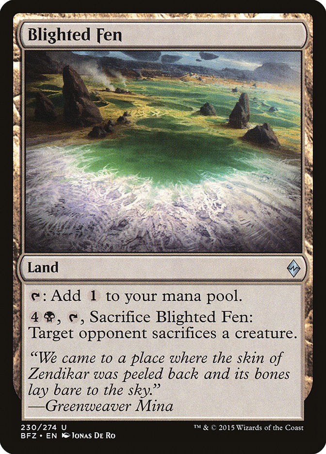 Blighted Fen [Battle for Zendikar] | Gamers Paradise