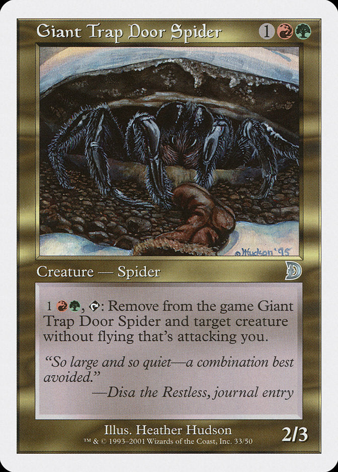 Giant Trap Door Spider [Deckmasters] | Gamers Paradise