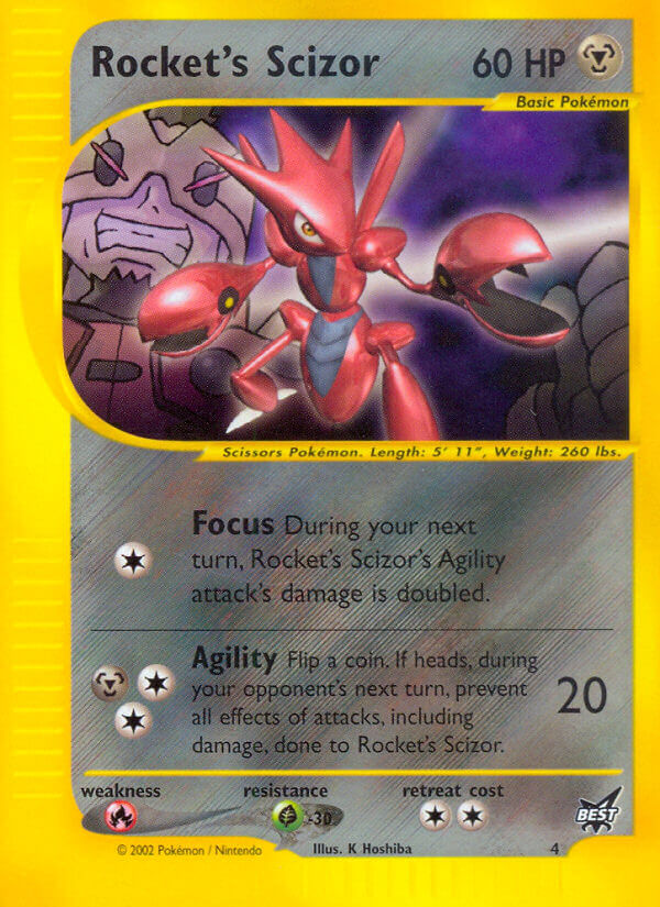 Rocket's Scizor (4) [Best of Promos] | Gamers Paradise