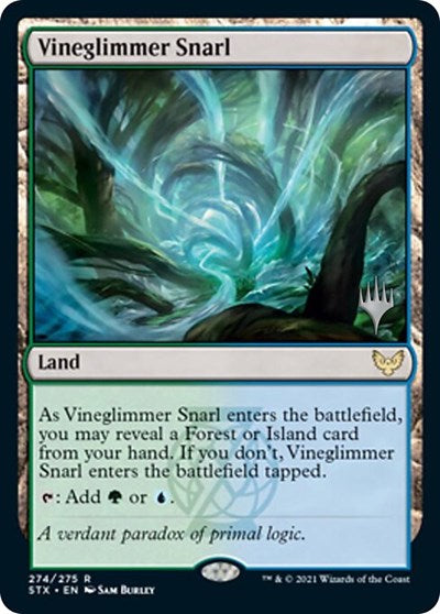 Vineglimmer Snarl (Promo Pack) [Strixhaven: School of Mages Promos] | Gamers Paradise
